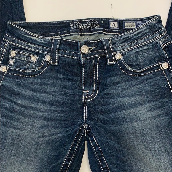 NWT!!  Miss Me ankle skinny jeans 👖🙀😻 - Picture 2 of 7